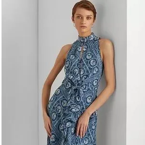 即発★LAUREN RALPH LAUREN★Geo Print Jersey ラップドレス 即発☆LAUREN RALPH LAUREN☆Geo Print Jersey ラップドレス